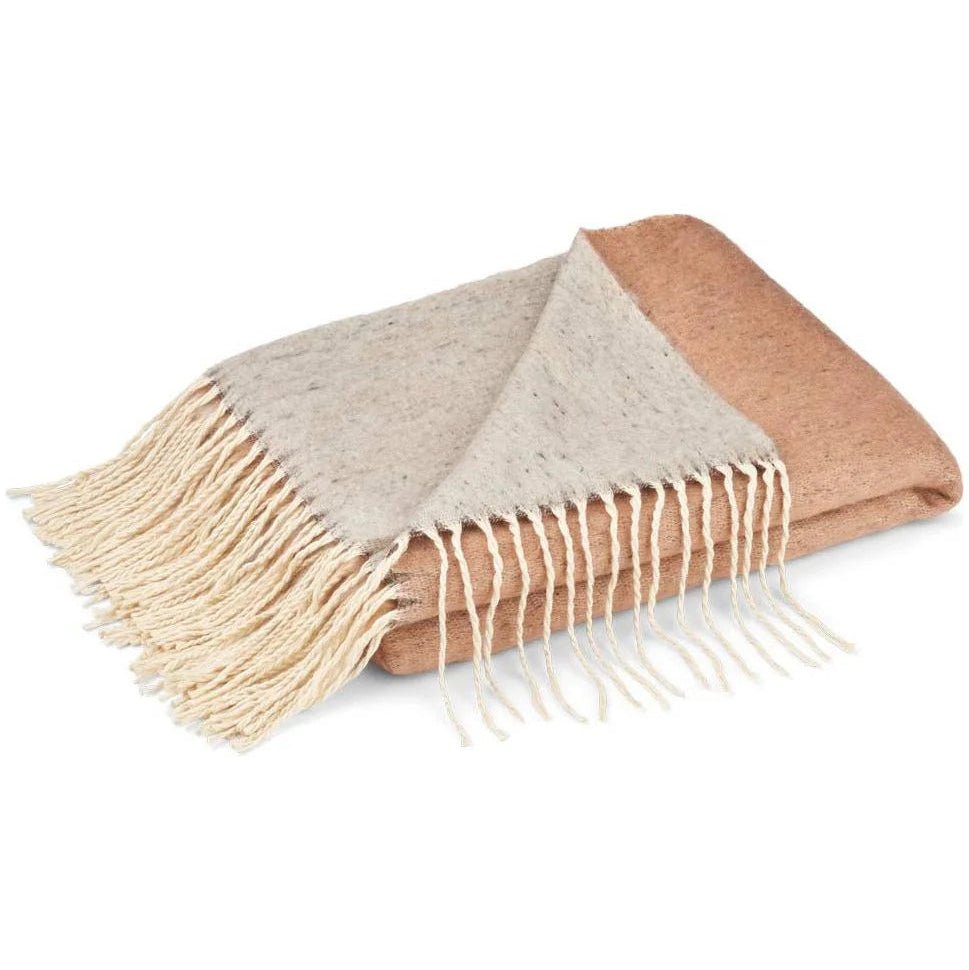 Double Face Throw Maroon/Grey - Bloomfields