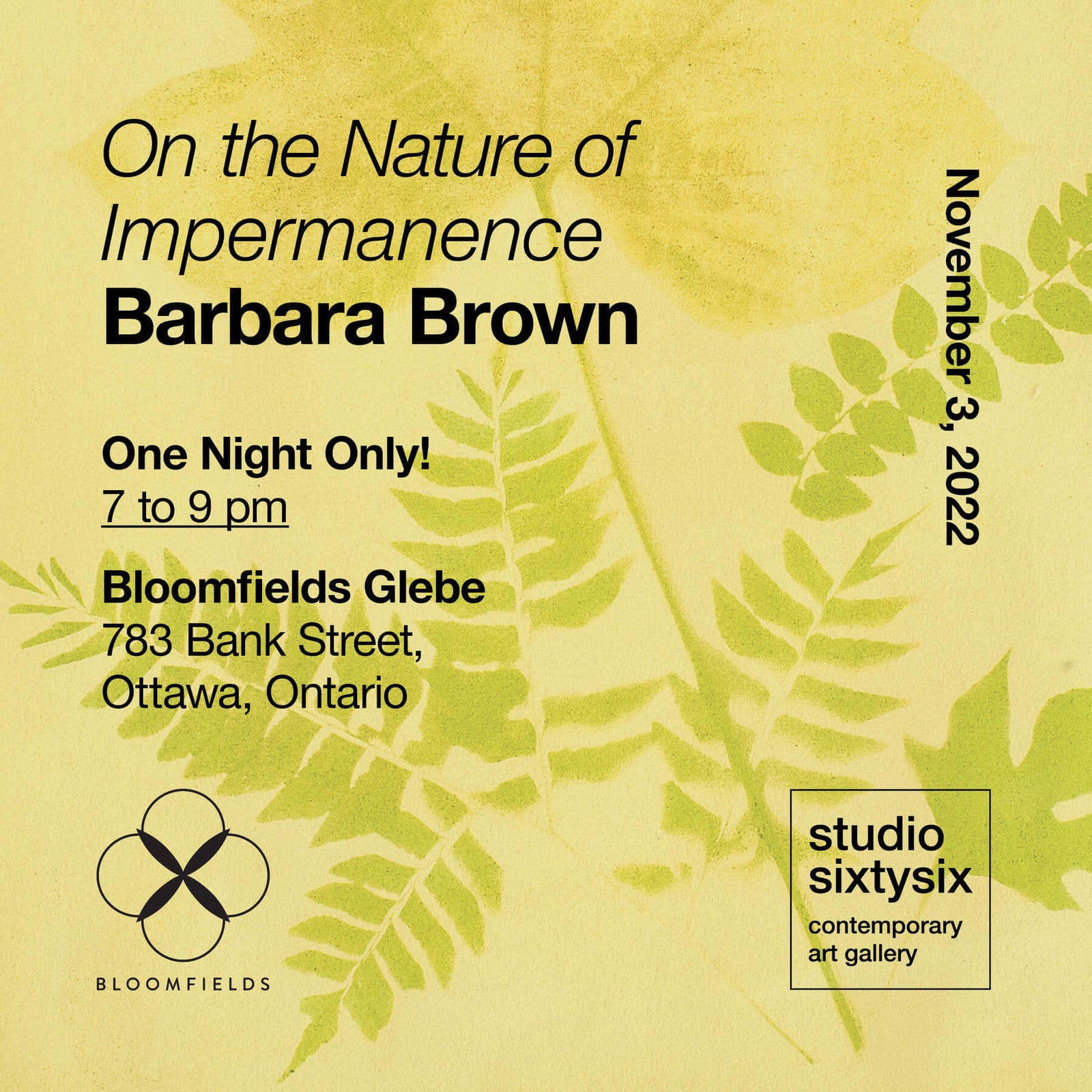 Barbara Brown Exhibition... Nov 1, 2022 - Bloomfields