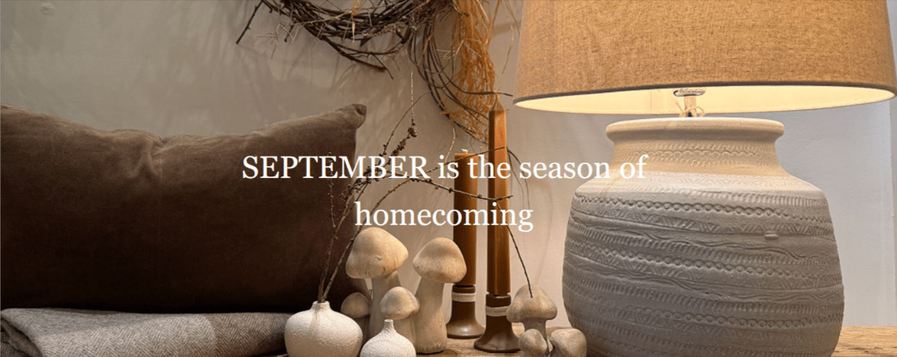SEPTEMBER is the season of homecoming... Sep 09, 2025 - Bloomfields
