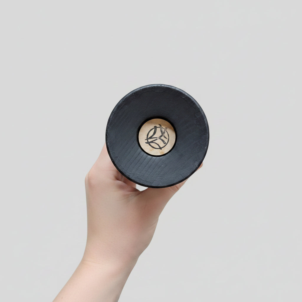 Belle Black Candle Holder, John Ward