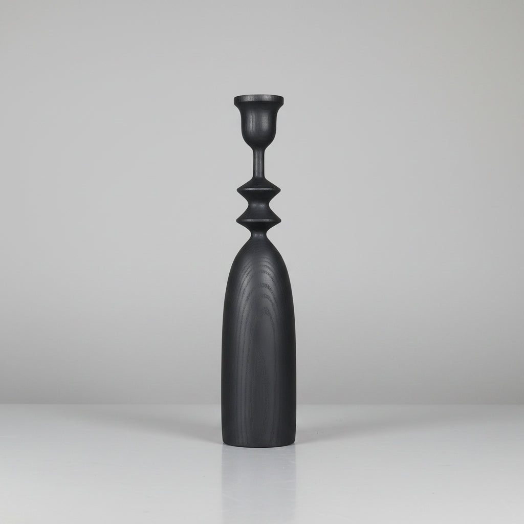 Belle Black Candle Holder, John Ward