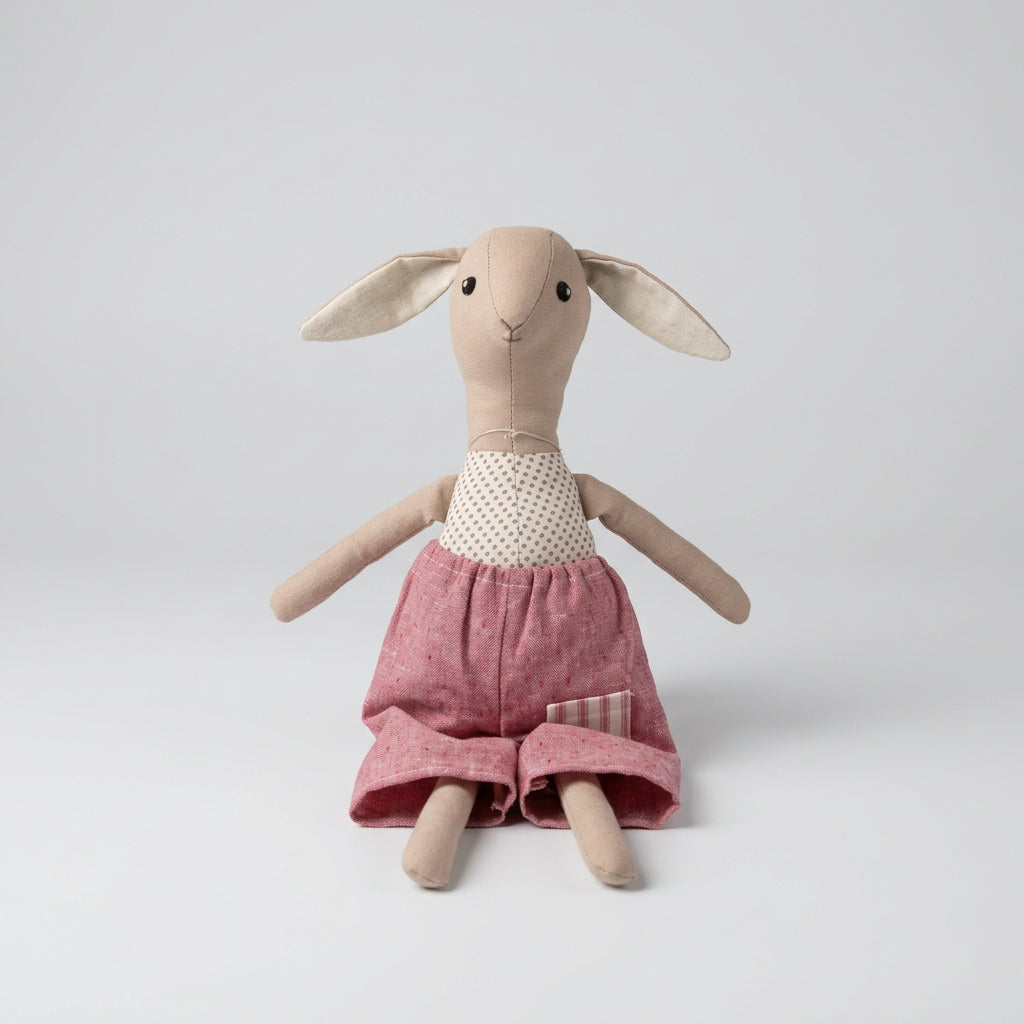Gogo &amp; Martin Bunny Midi Doll in Red