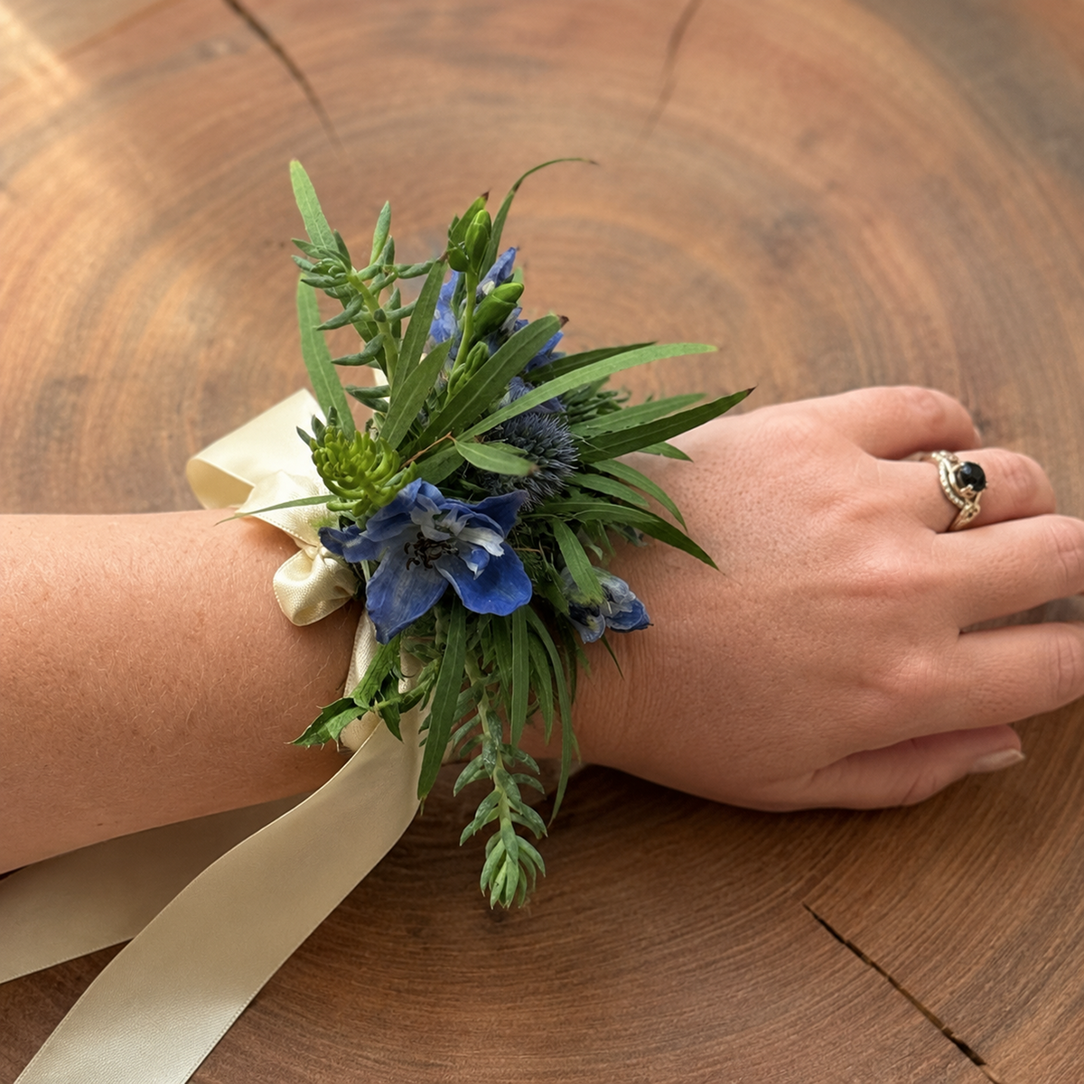 Blue Corsage