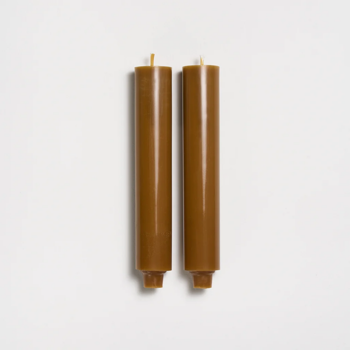 Amber Column Beeswax Candles, Greentree Home