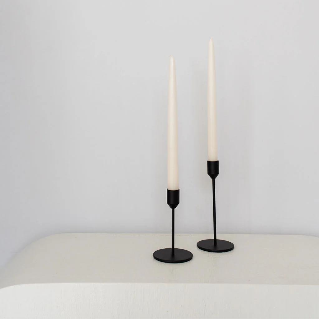 Black Metal Candle Holder