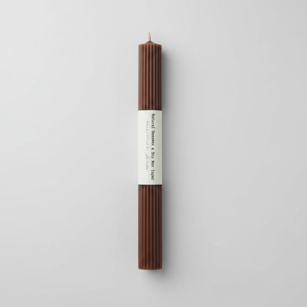 Brownie Taper Candle, Zoet Studio