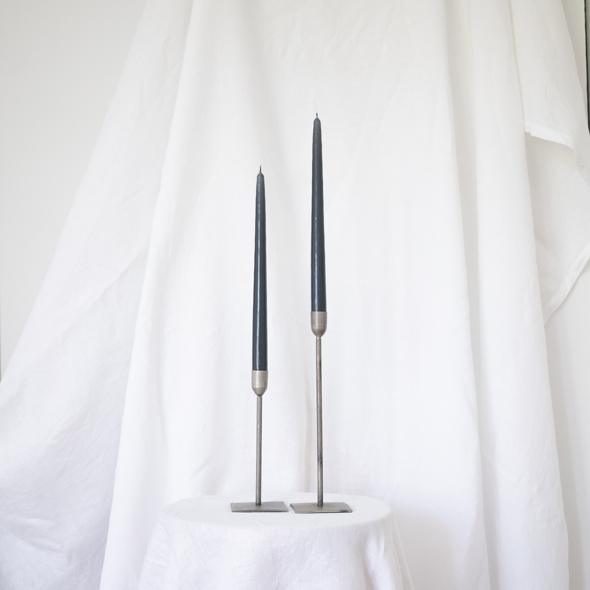 Charcoal Taper Candles, Socco Designs