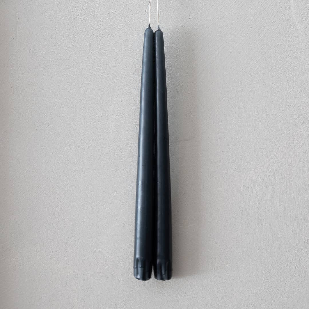 Charcoal Taper Candles, Socco Designs