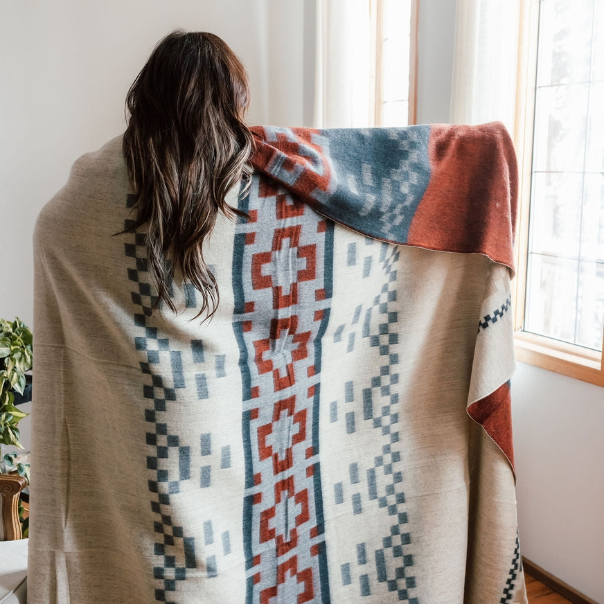 Copper Sand Alpaca Blanket, Meraki Movement