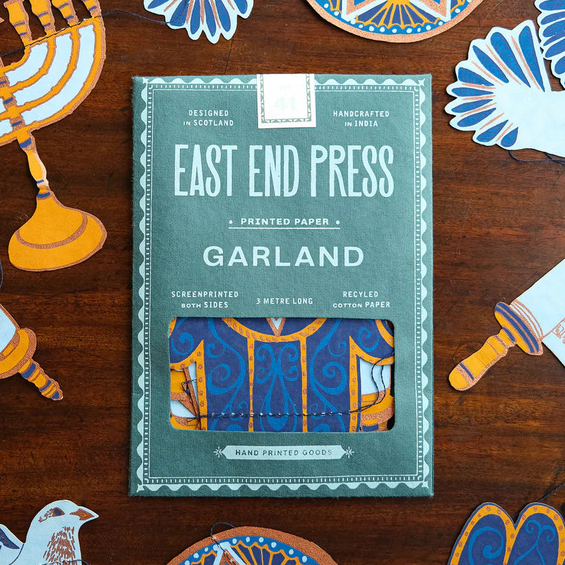 East End Press - Hanukkah Garland