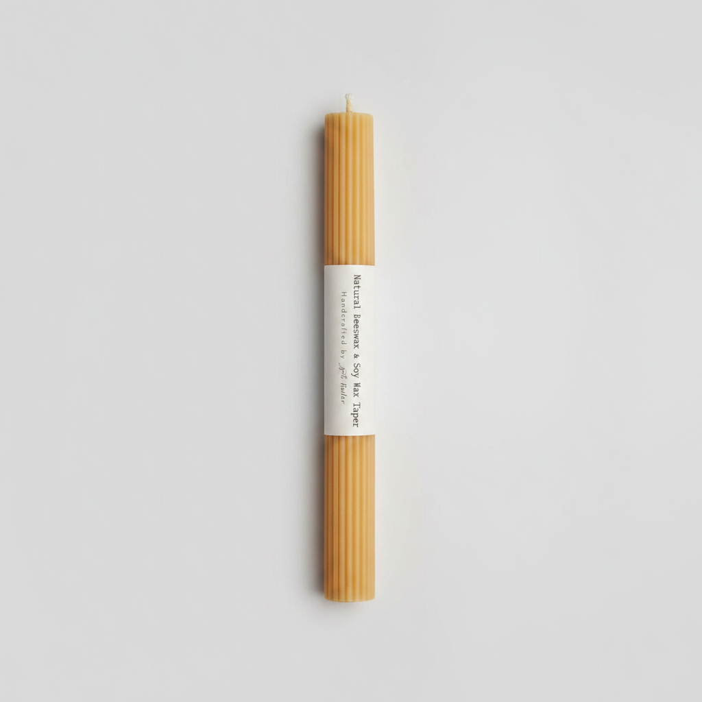 Honey Taper Candle, Zoet Studio