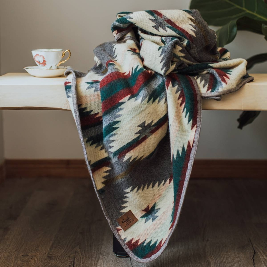 Inca Cloud Alpaca Throw Blanket, Meraki Movement