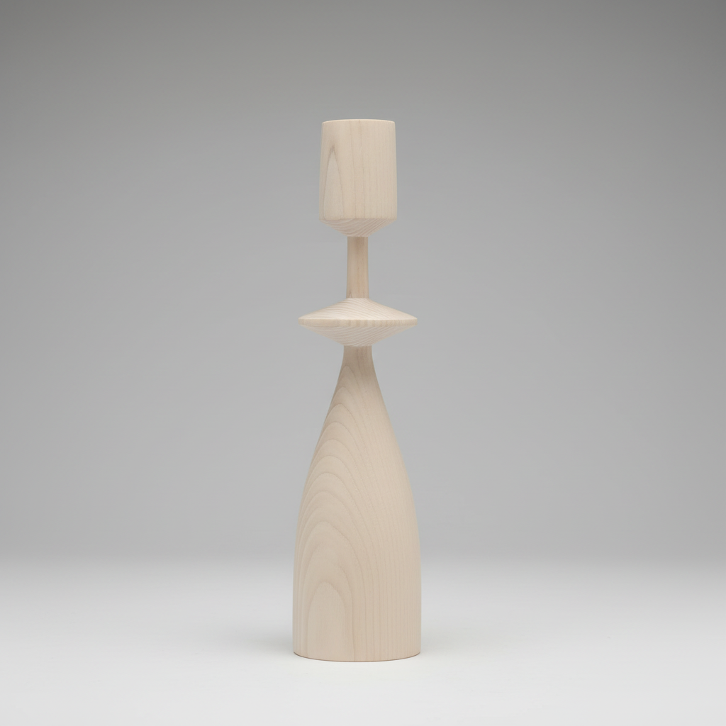 Soldier White Candle Holder, John Ward
