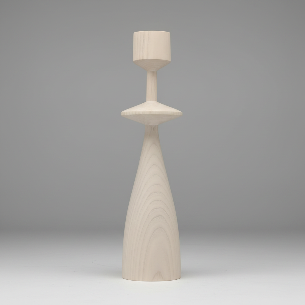 Soldier White Candle Holder, John Ward