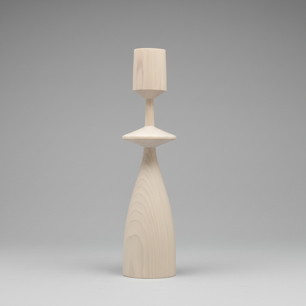 Soldier White Candle Holder, John Ward