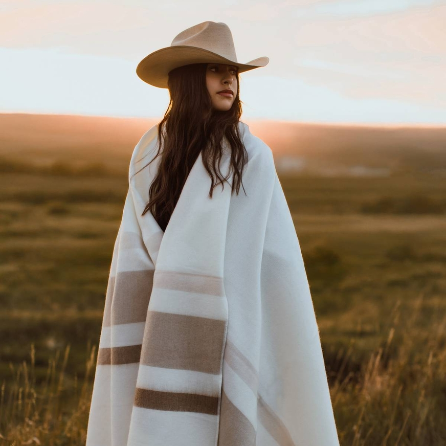 Modern Neutrals Alpaca Blanket, Meraki Movement