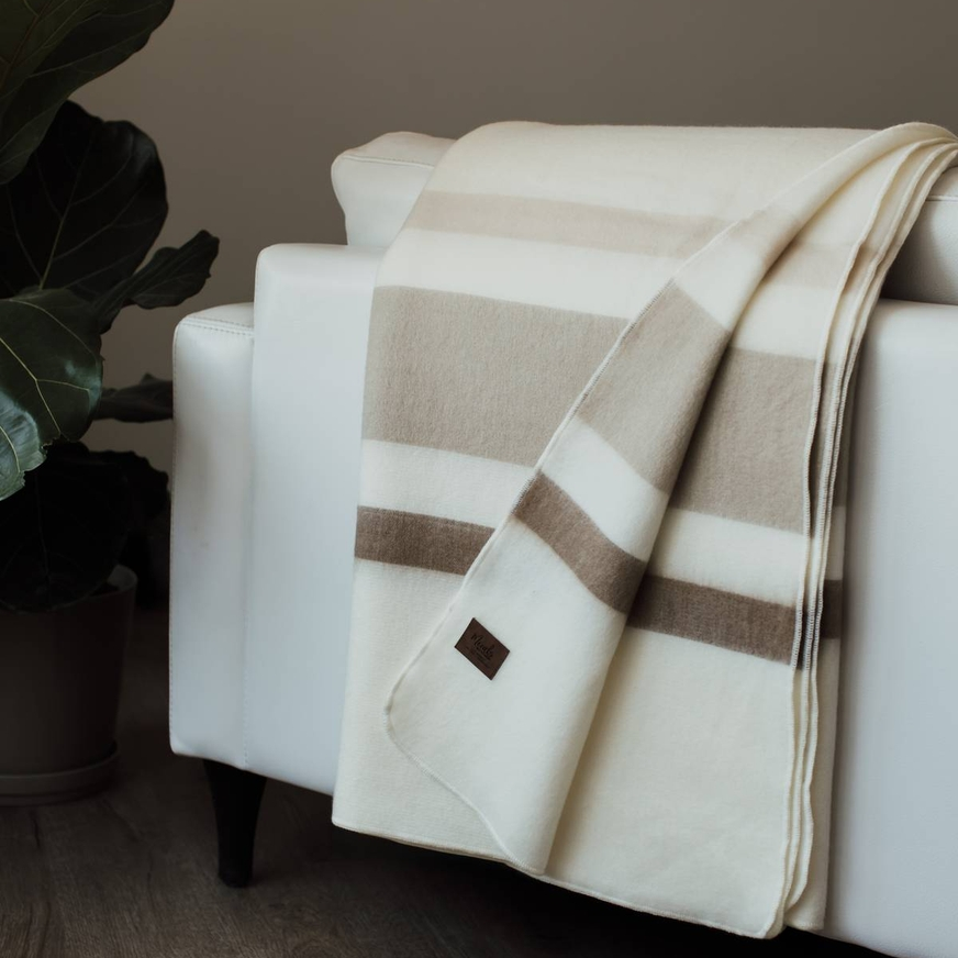 Modern Neutrals Alpaca Blanket, Meraki Movement