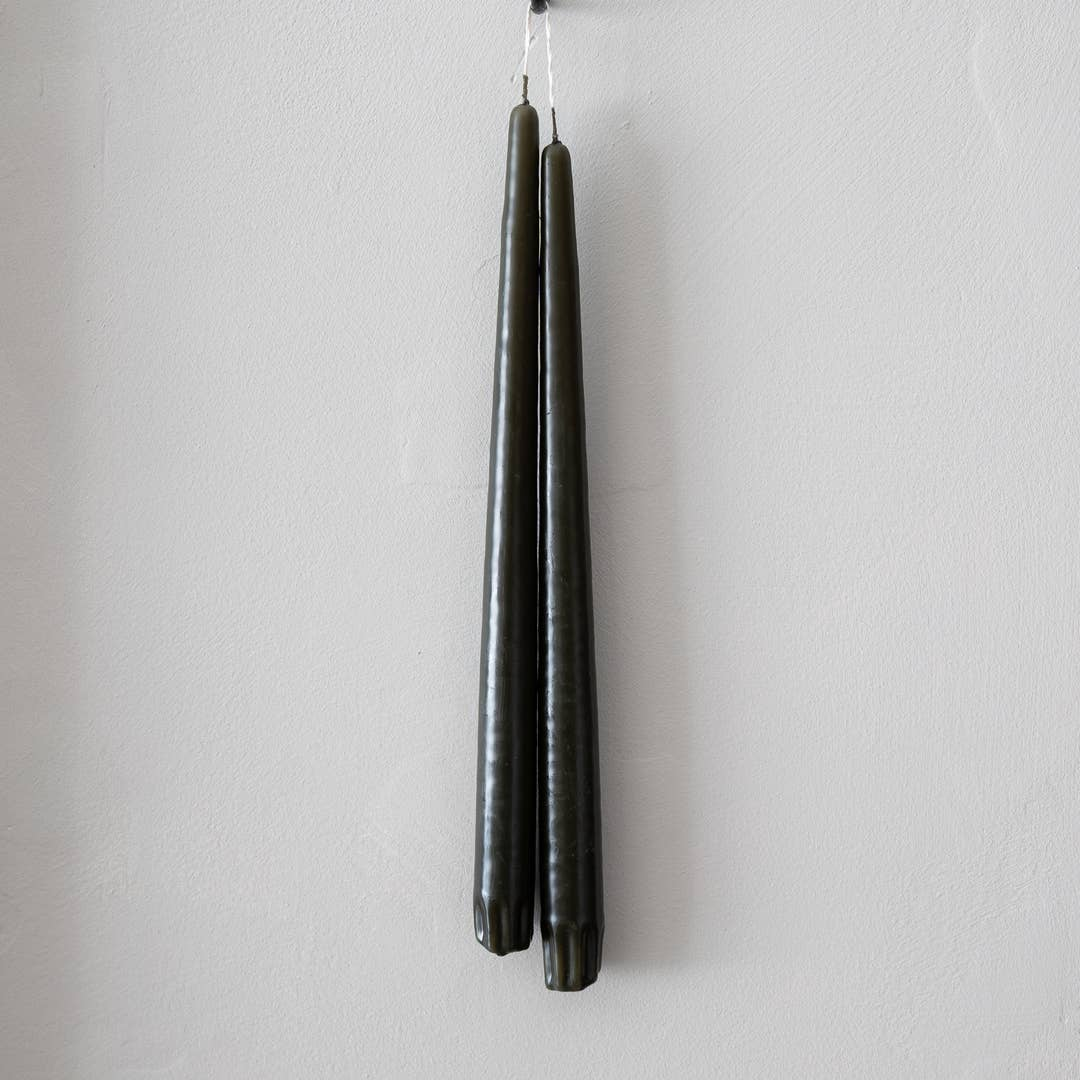 Olive Taper Candles, Socco Designs