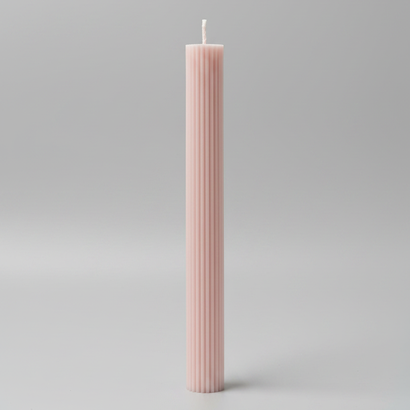 Rose Taper Candle, Zoet Studio