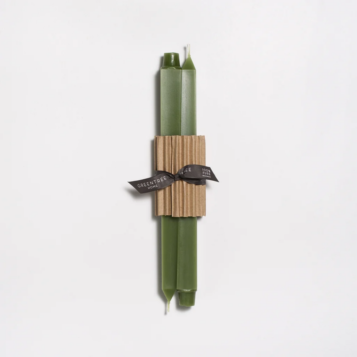 Sage Square Beeswax Candles, Greentree Home