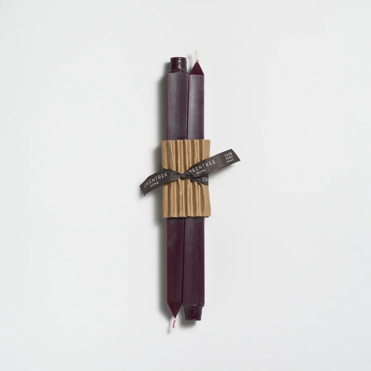 Sangria Square Beeswax Candles, Greentree Home