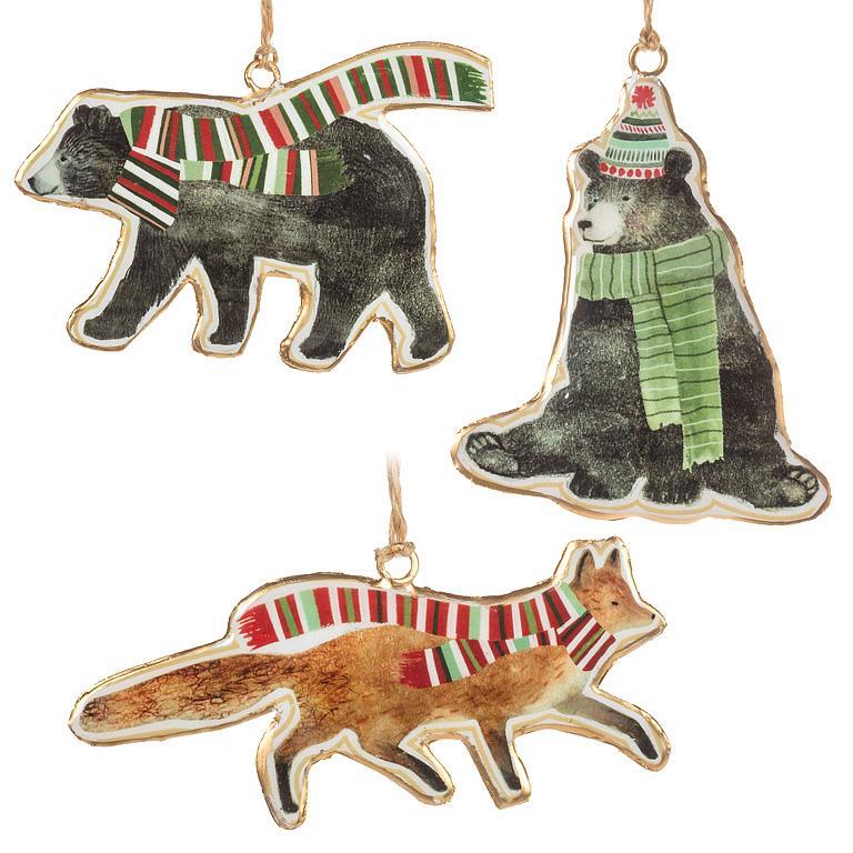 Winter Animals Ornament Assorted