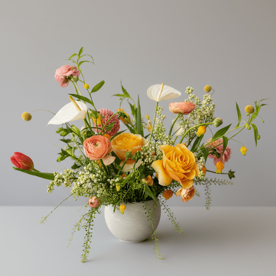 Amber Veil Vase Arrangement - Bloomfields