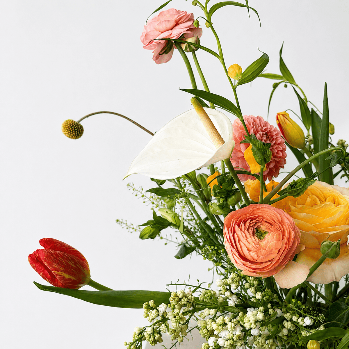 Amber Veil Vase Arrangement - Bloomfields