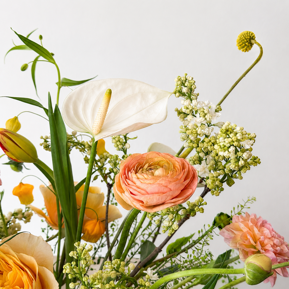 Amber Veil Vase Arrangement - Bloomfields