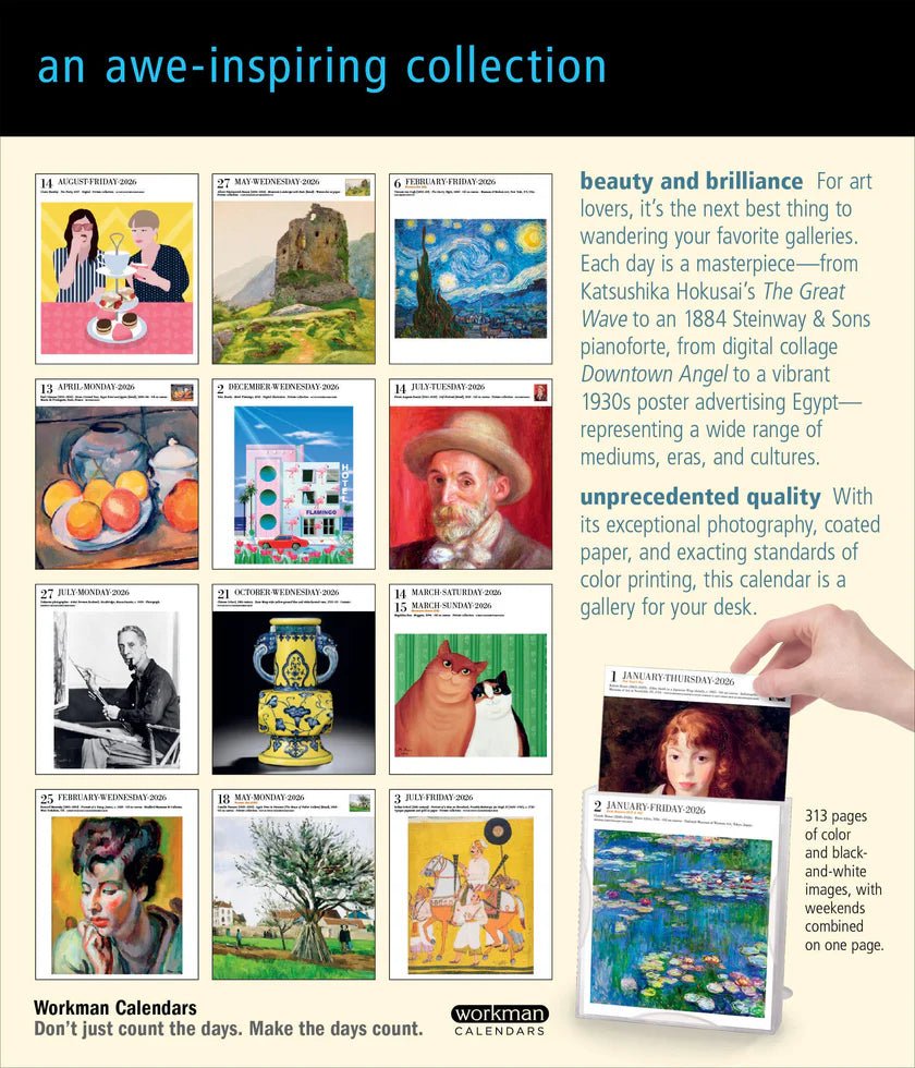 ART Page - A - Day Calendar 2026 - Bloomfields