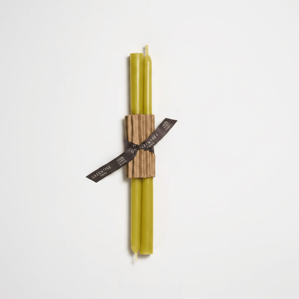 Bamboo Beeswax Tapers, Greentree Home - Bloomfields