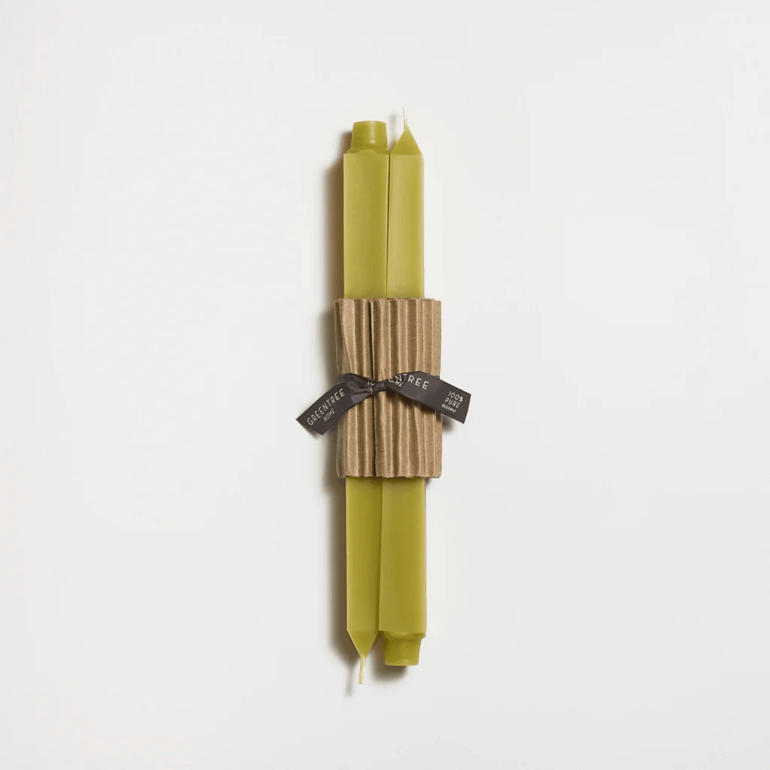 Bamboo Square Beeswax Candles, Greentree Home - Bloomfields