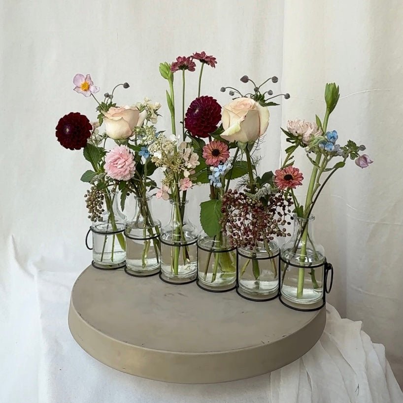 Blush & Velvet Blooms in Bottle Set - Bloomfields