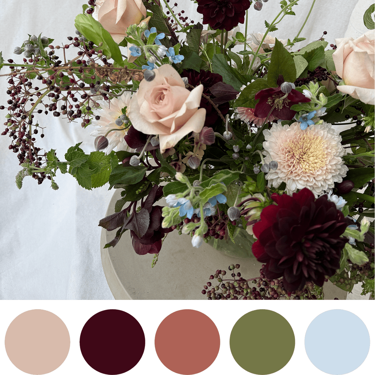 Blush &amp; Velvet Posy Jar - Bloomfields