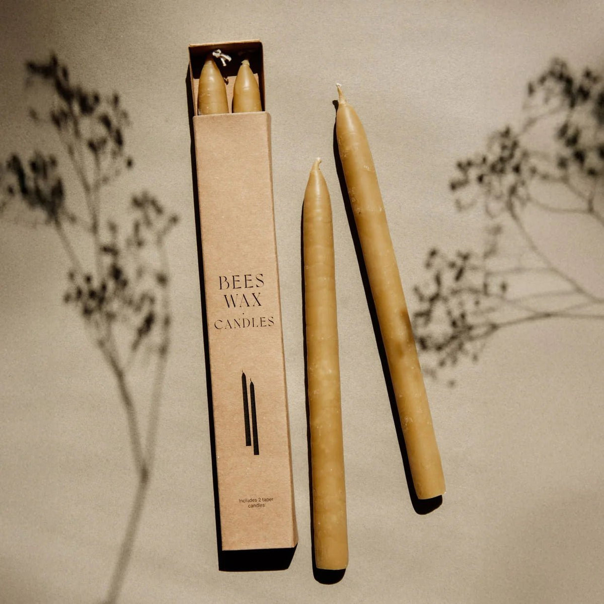 Botanique Beeswax Tapers (Set of 2) - Bloomfields