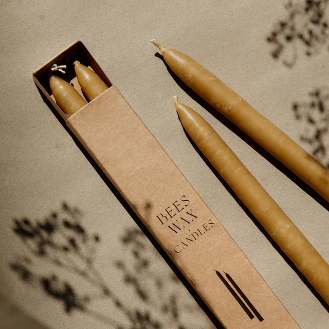 Botanique Beeswax Tapers (Set of 2) - Bloomfields