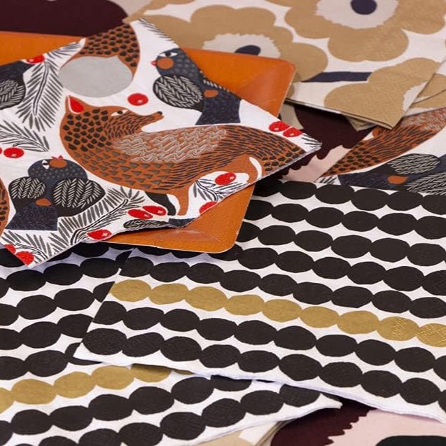 Cocktail Napkins Assorted Prints - Bloomfields