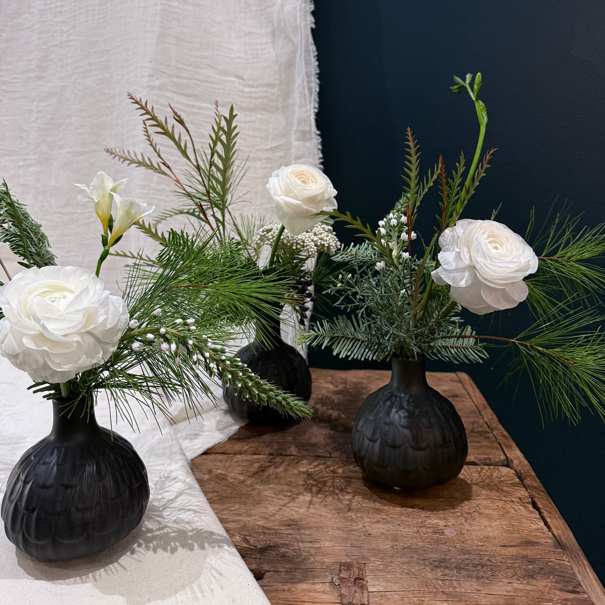 Cocoa Vase Trio - Bloomfields