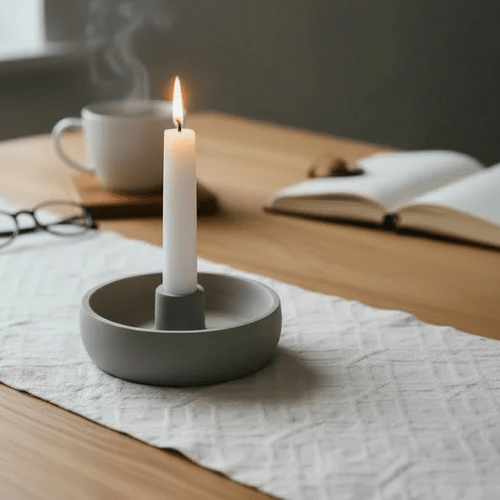 Concrete Candle Holder - Bloomfields