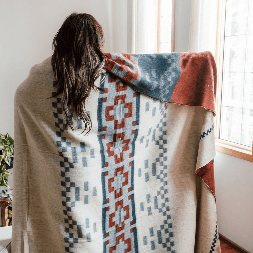 Copper Sand Alpaca Blanket, Meraki Movement - Bloomfields