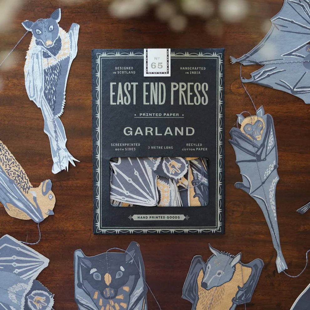 East End Press Bats Garland - Bloomfields