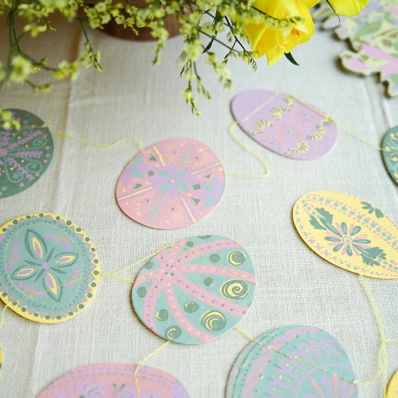 East End Press Egg Hunt Sewn Garland - Bloomfields