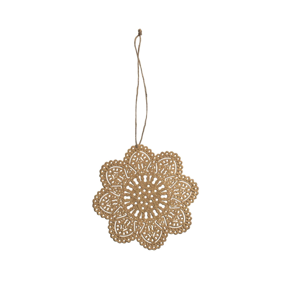 Embossed Metal Snowflake Ornament - Bloomfields