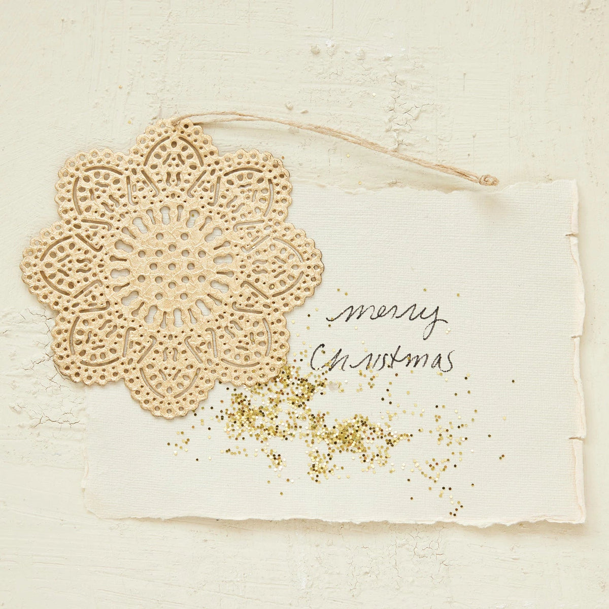 Embossed Metal Snowflake Ornament - Bloomfields