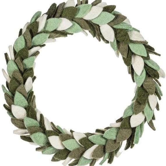 Felt Leaf Wreath - Bloomfields