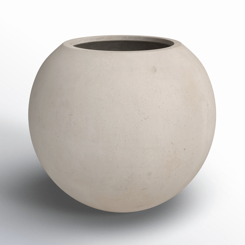 Full Moon Planter 27.25" x 23.25" Off White - Bloomfields