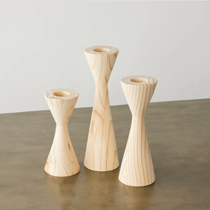 Geo Tea Light Natural Candle Holder - Bloomfields