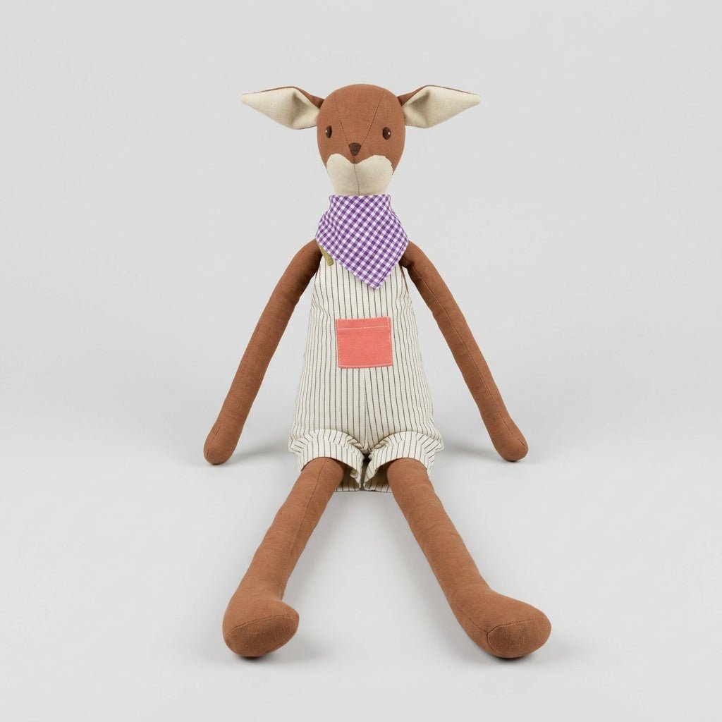 Gogo &amp; Martin Fawn Maxi Doll in Brown - Bloomfields