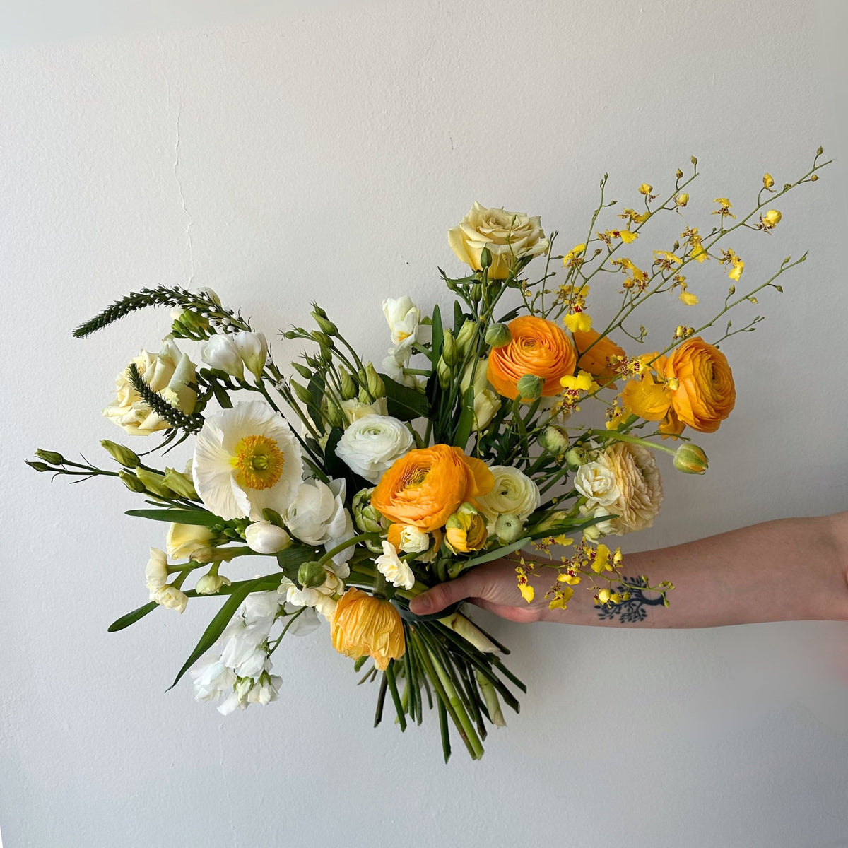 Golden Heart Hand - Tied Bouquet - Bloomfields