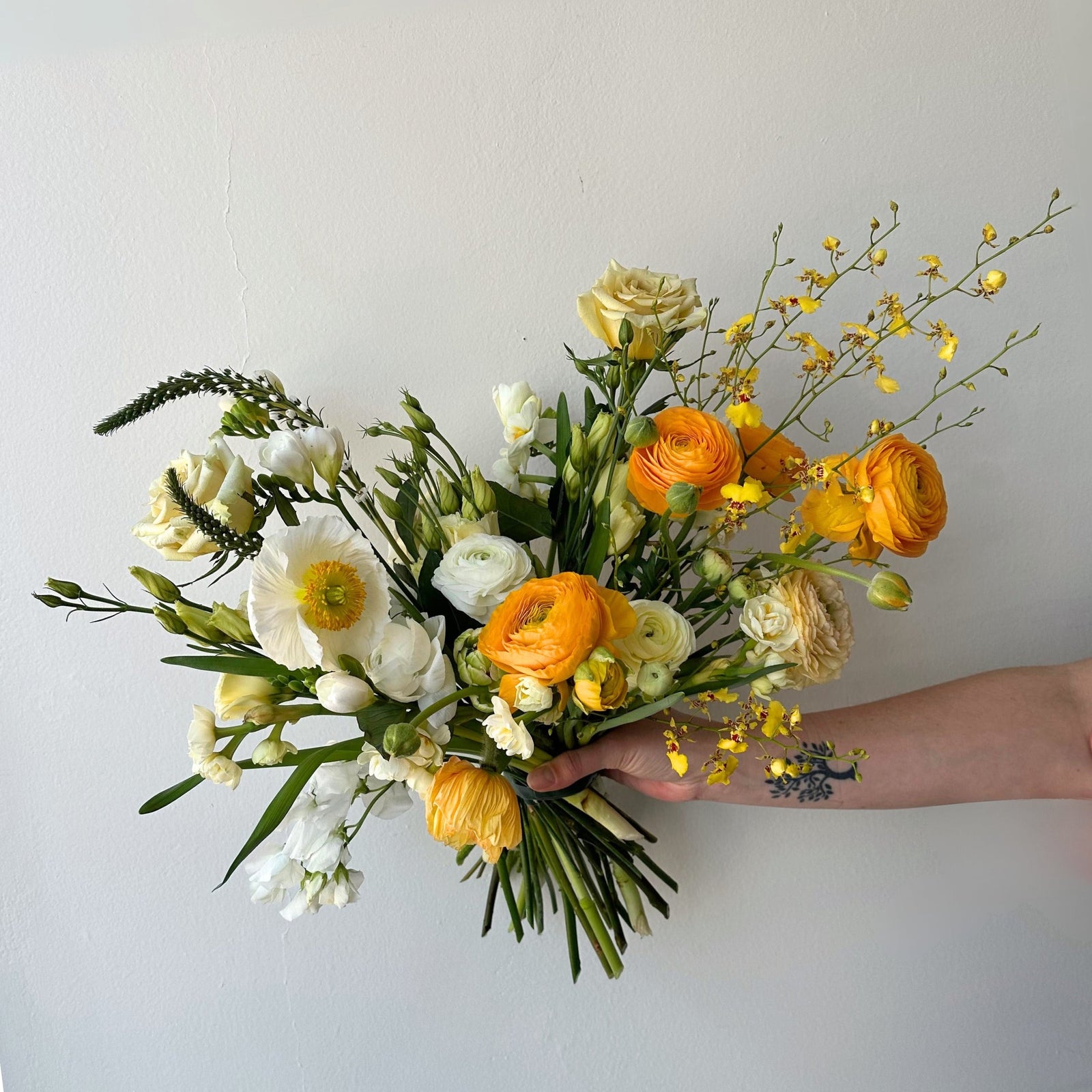 Golden Heart Hand - Tied Bouquet - Bloomfields